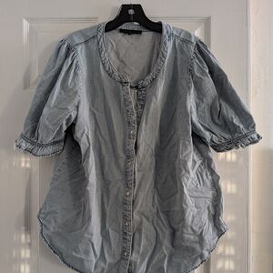 Jane and Delancey Light Blue Button-Down Shirt
